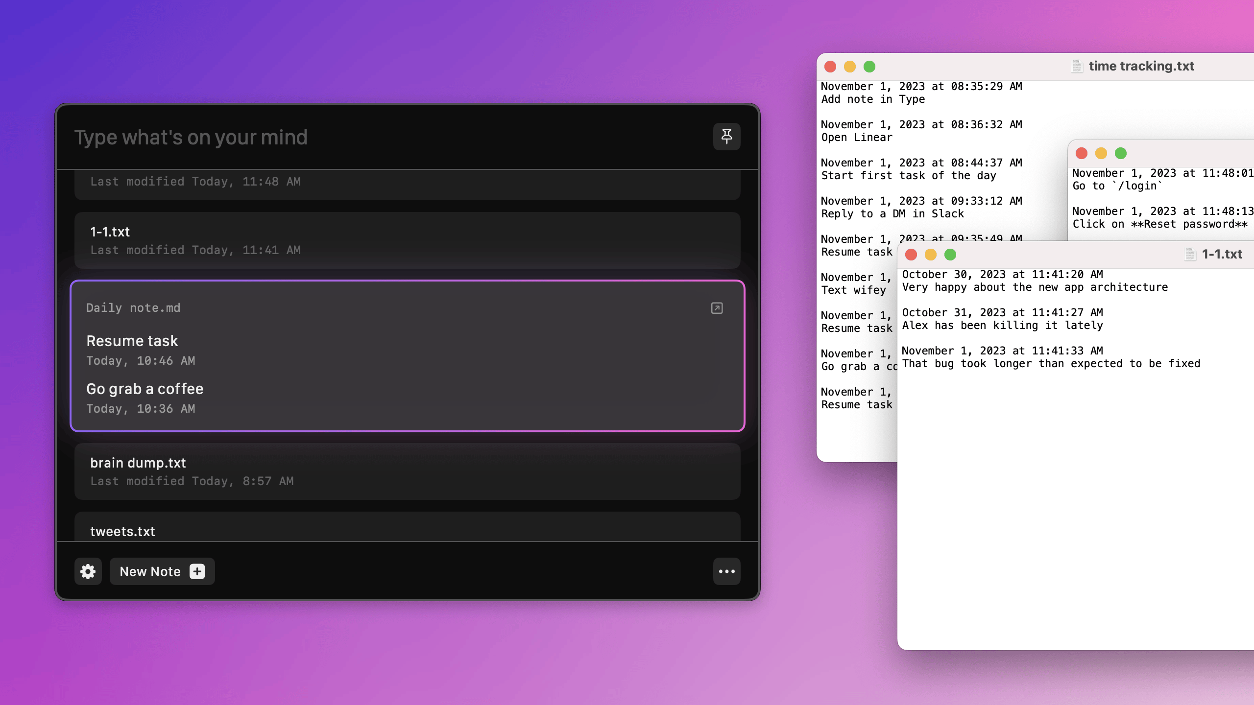 Never lose your notes again